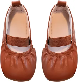 Toddler Flower Girl Dress Shoes Girl Ballet Party School Shoes Wedding Soft Soles with Soft Single Girls Fashion Shoes