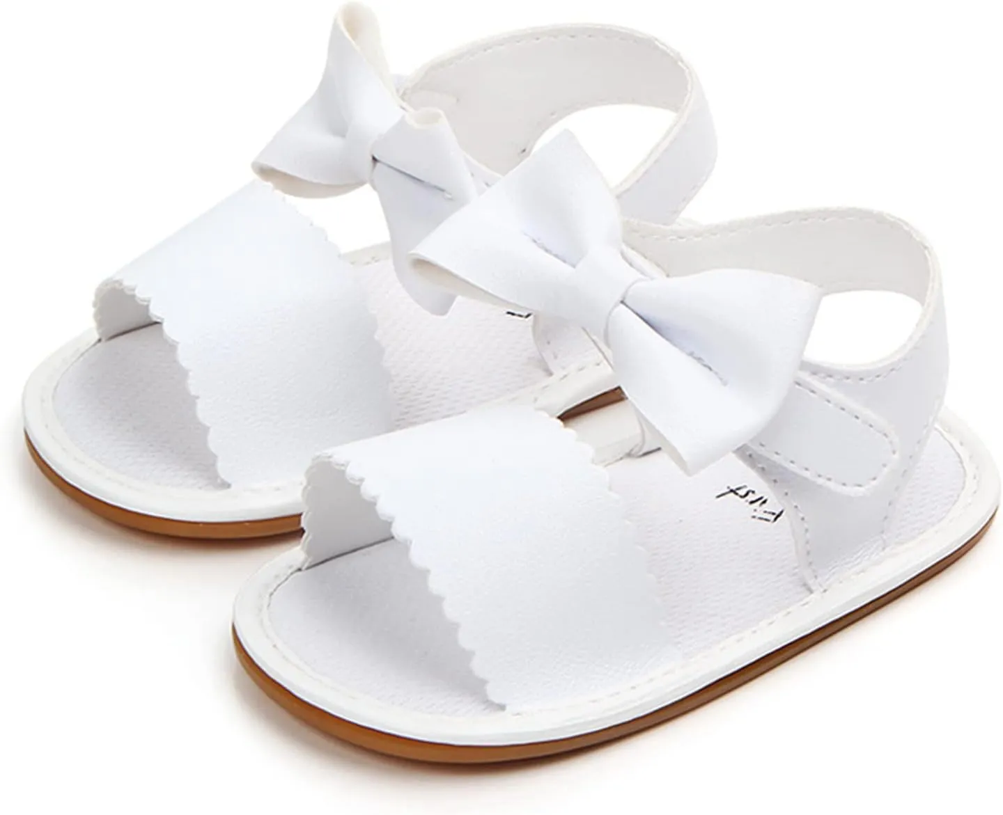 Toddler Girls Sandals Infant Summer Soft Solid Baby Anti Slip Bow Girls Shoes Crib Baby Shoes Kids Sandals