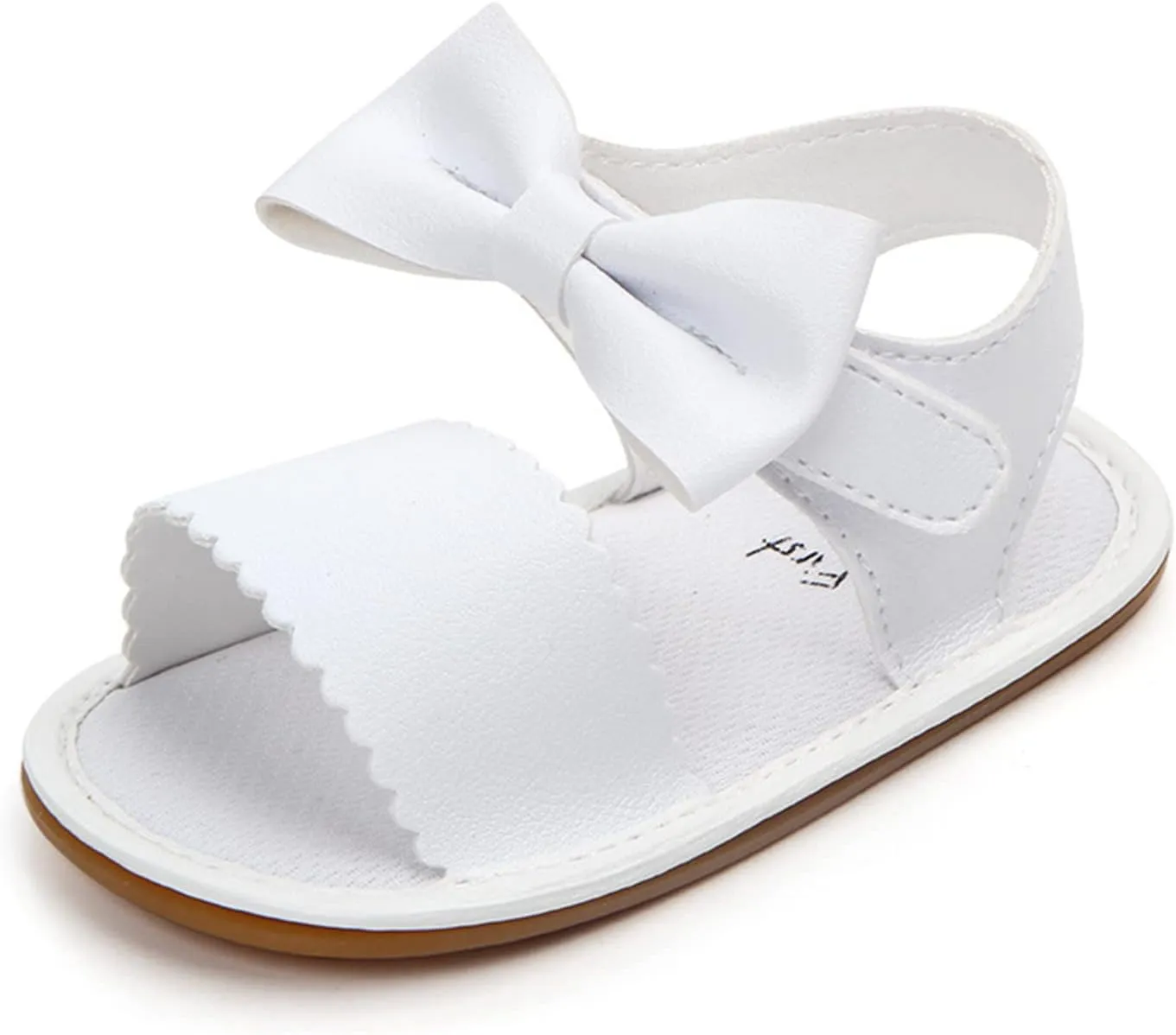 Toddler Girls Sandals Infant Summer Soft Solid Baby Anti Slip Bow Girls Shoes Crib Baby Shoes Kids Sandals
