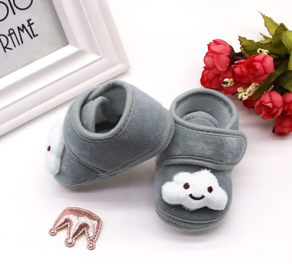 Toddler Size 6 Shoe Stars Girls Soft Sole Infant Boots Baby Shoes Warm Winter Plush Shoes Girl Shows Size 9