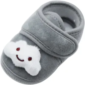 Toddler Size 6 Shoe Stars Girls Soft Sole Infant Boots Baby Shoes Warm Winter Plush Shoes Girl Shows Size 9