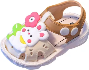 Toddler Slip On Shoes Children Shoes Comfortable Flat Sandals Fashionable Toe Covering Children Toddler Girl