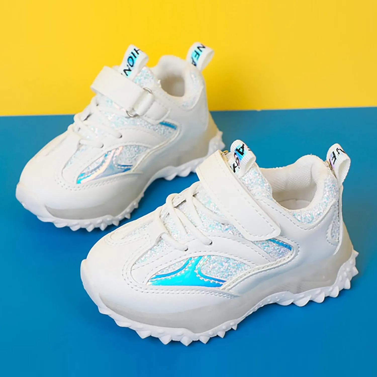 Toddler Sneakers Spring Autumn Non Slip Soft Sole Baby Toddler LED Flashing Lights Shoes Boys Walking Shoes for Kids