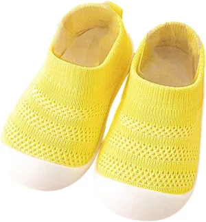Toddler Sock Shoes Baby Walking Mesh Breathable Shoes Infant Slippers Boys & Girls Non-Slip First Walkers Sneakers