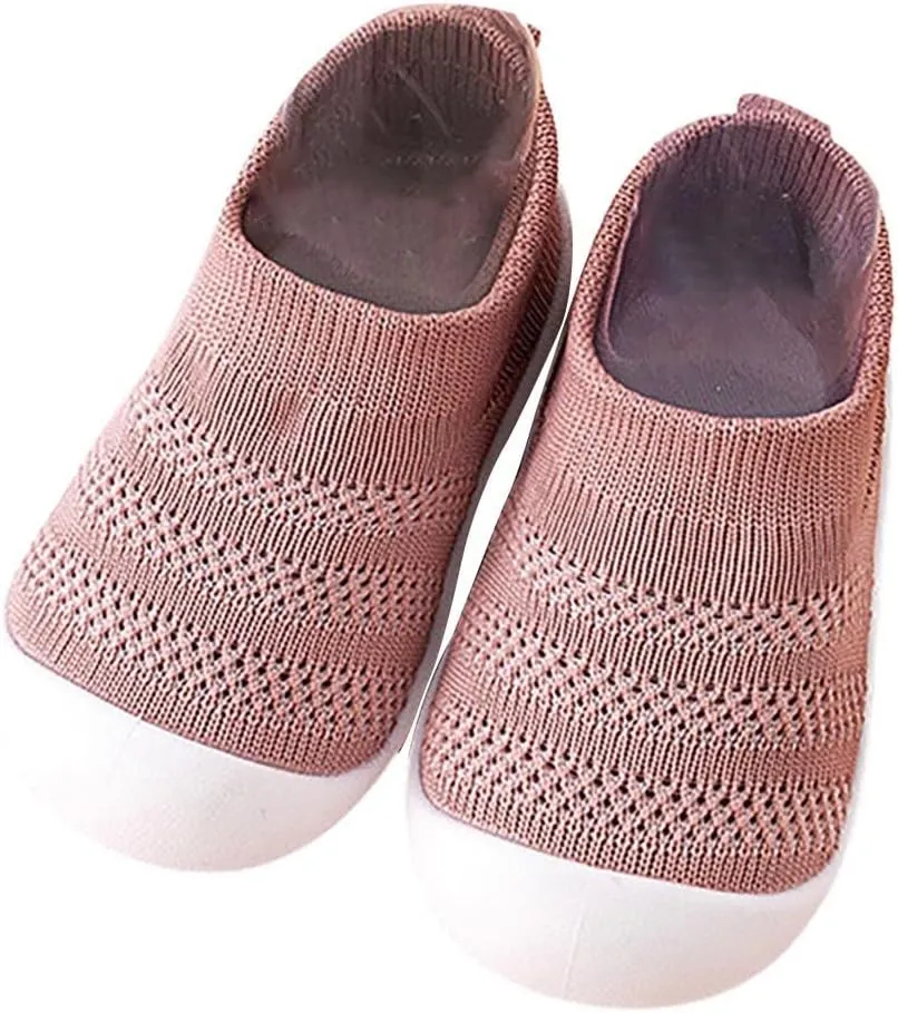 Toddler Sock Shoes Baby Walking Mesh Breathable Shoes Infant Slippers Boys & Girls Non-Slip First Walkers Sneakers