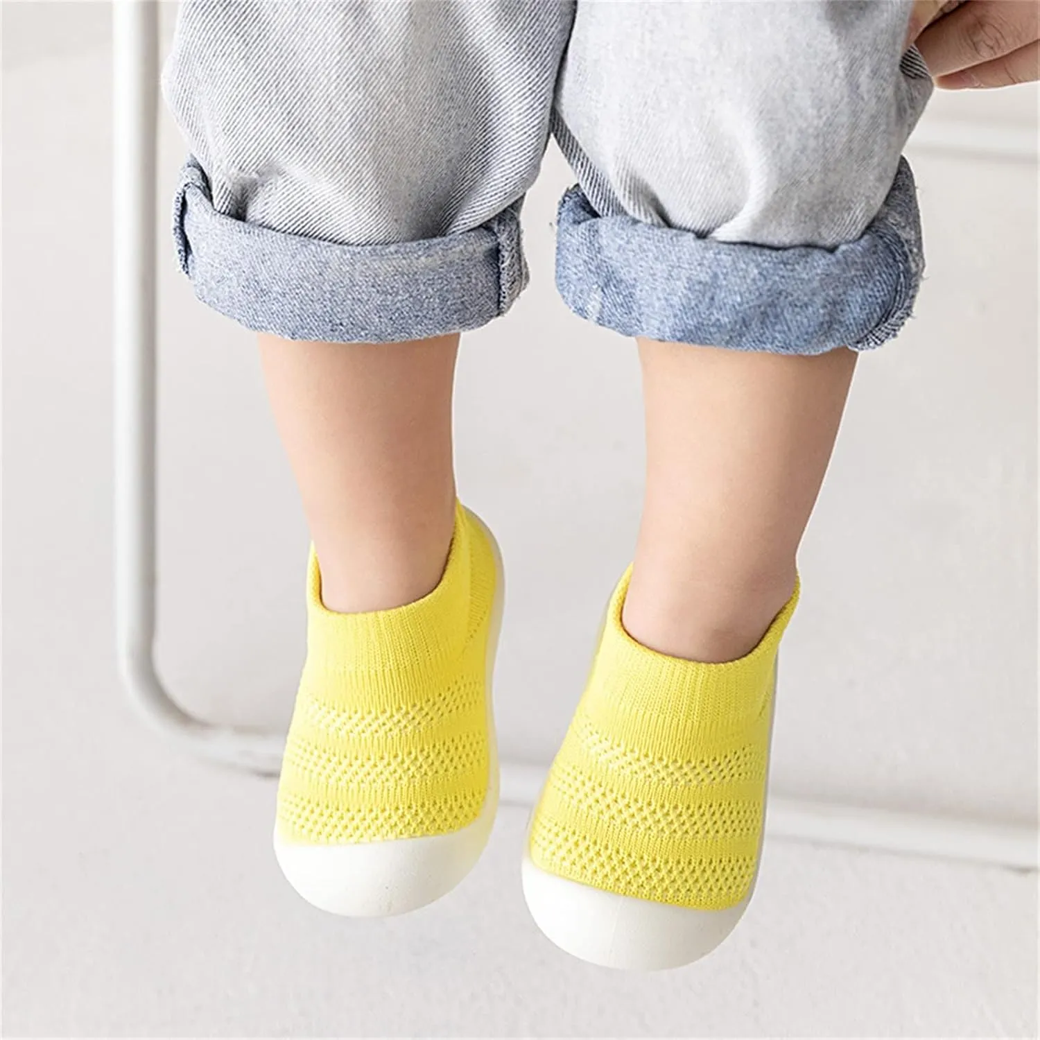 Toddler Sock Shoes Baby Walking Mesh Breathable Shoes Infant Slippers Boys & Girls Non-Slip First Walkers Sneakers