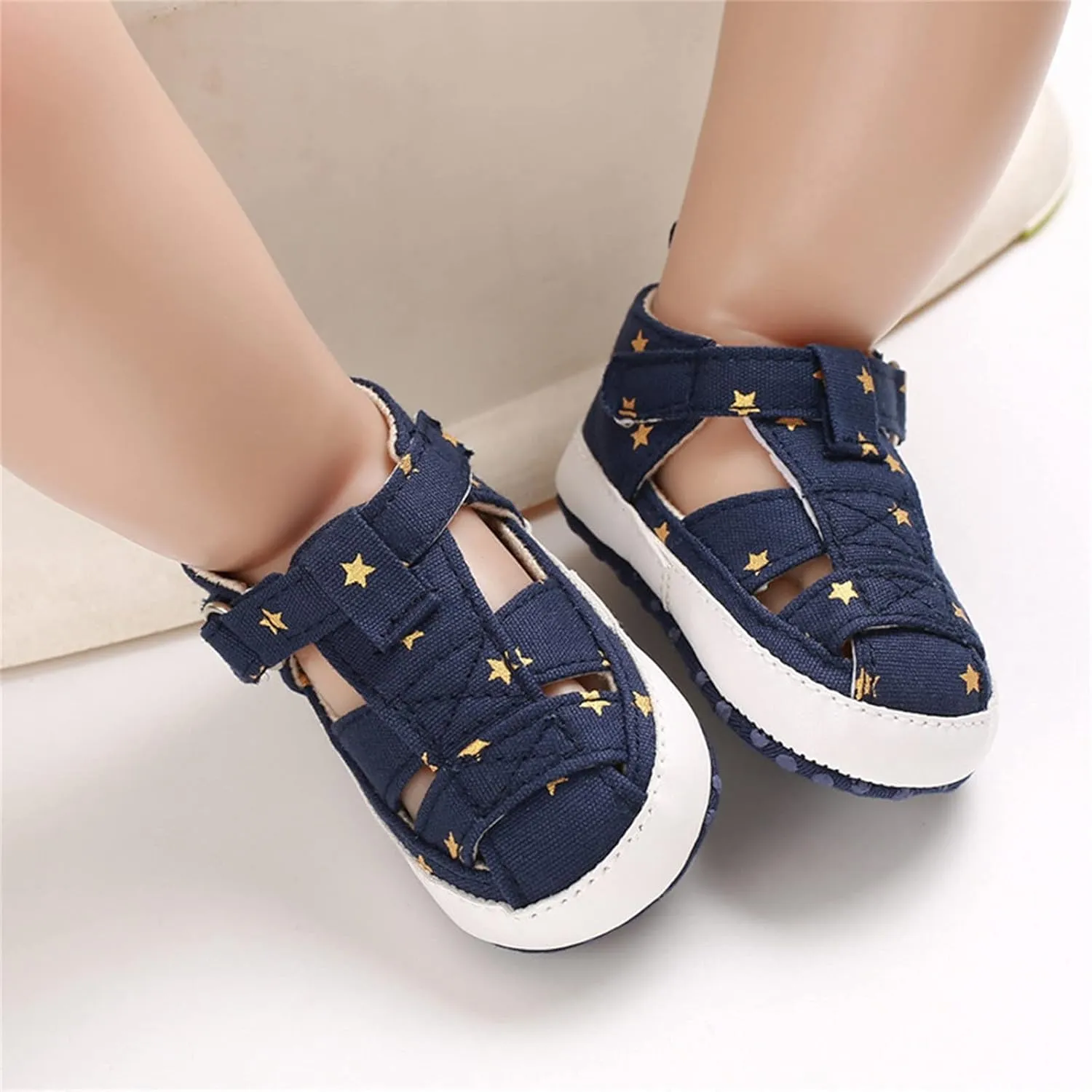 Toddler Star Casual Shoes Baby Cartoon Walking Prewalker -Slip Sandals Baby Shoes Boys' Sandals
