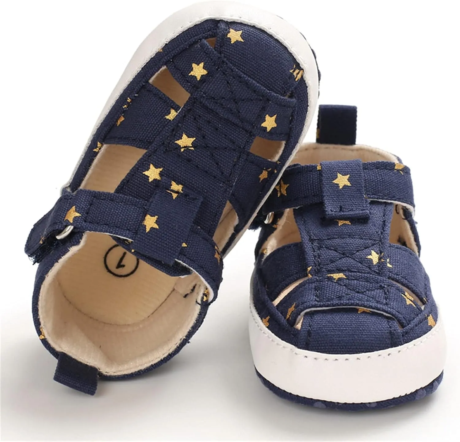 Toddler Star Casual Shoes Baby Cartoon Walking Prewalker -Slip Sandals Baby Shoes Boys' Sandals