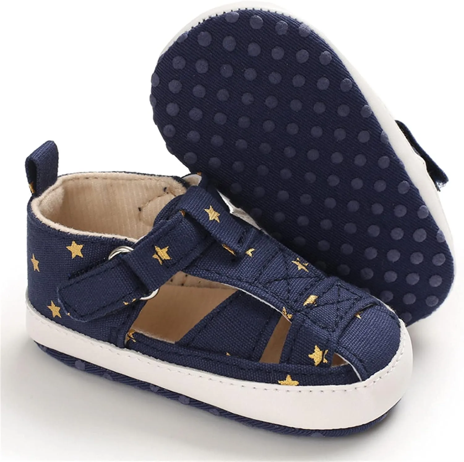 Toddler Star Casual Shoes Baby Cartoon Walking Prewalker -Slip Sandals Baby Shoes Boys' Sandals