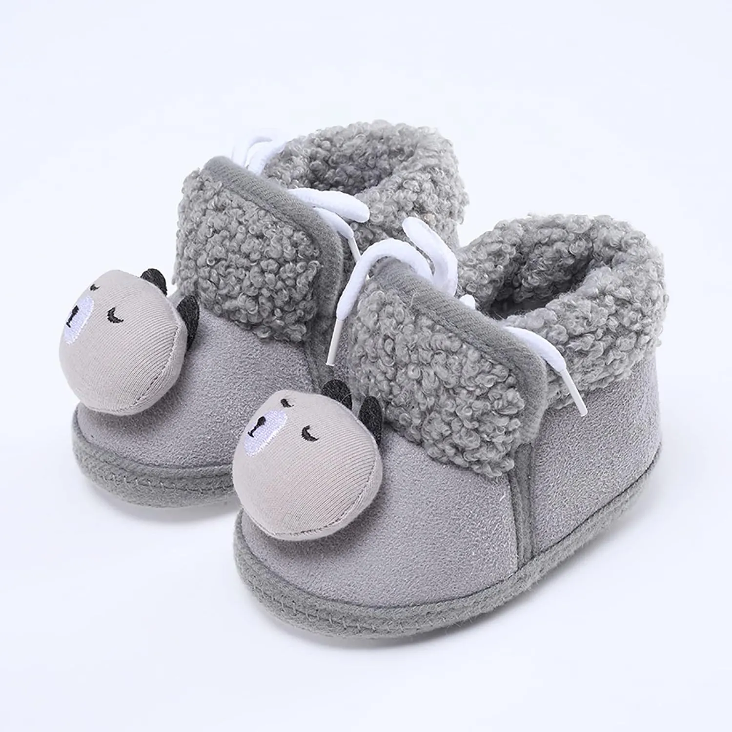 Toddler Walking Shoes Baby Girls Boys Warm Shoes Soft Sole Booties Snow Boots Infant Comfortable Shoes