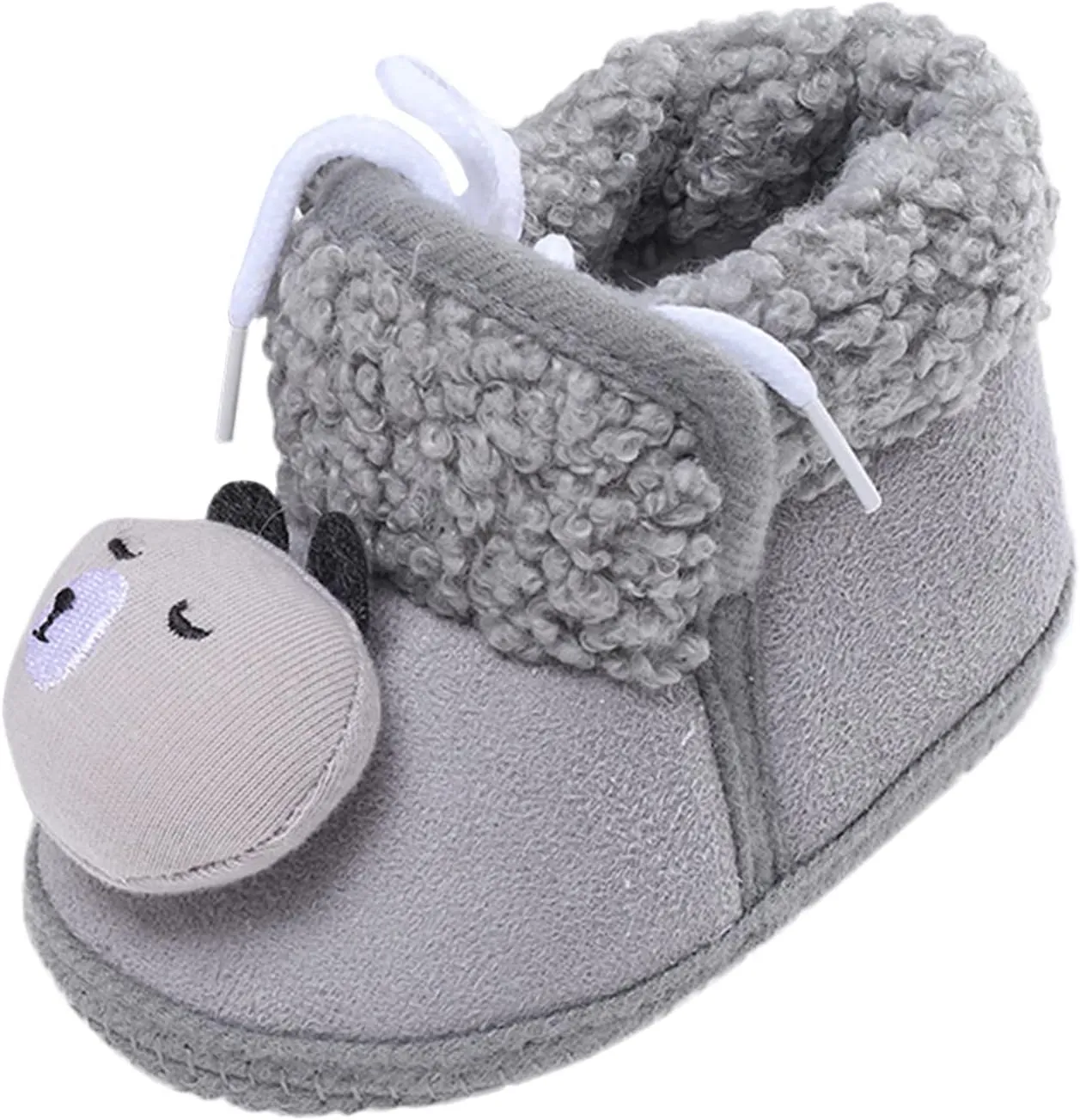 Toddler Walking Shoes Baby Girls Boys Warm Shoes Soft Sole Booties Snow Boots Infant Comfortable Shoes