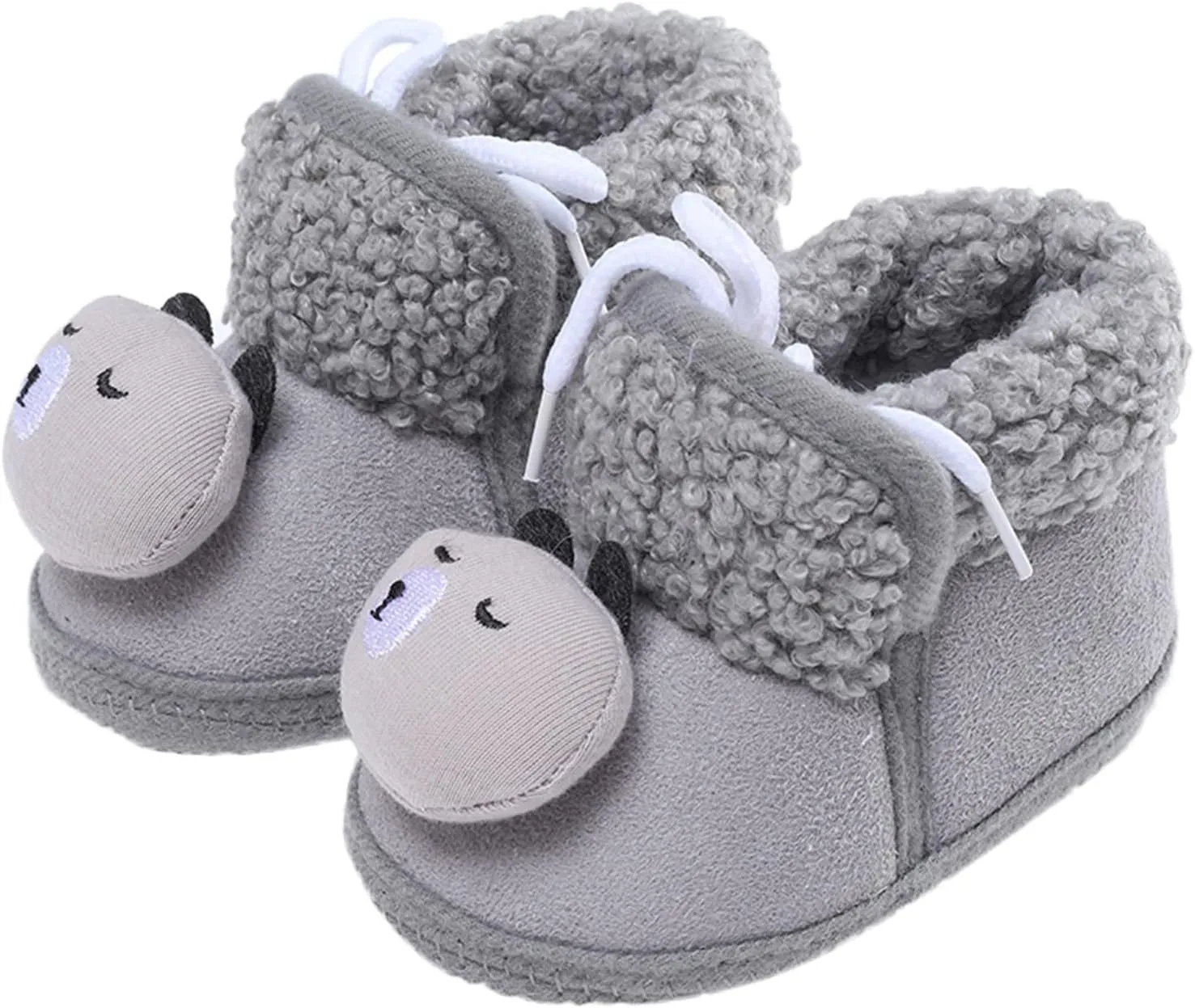 Toddler Walking Shoes Baby Girls Boys Warm Shoes Soft Sole Booties Snow Boots Infant Comfortable Shoes