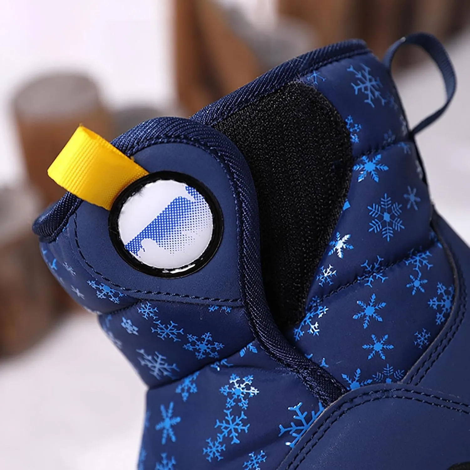 Unisex Boys Girls High-Top Snow Boots Kids Winter Warm Faux  Lined Outdoor Sport Shoes Non Slip Kids Holly Boots