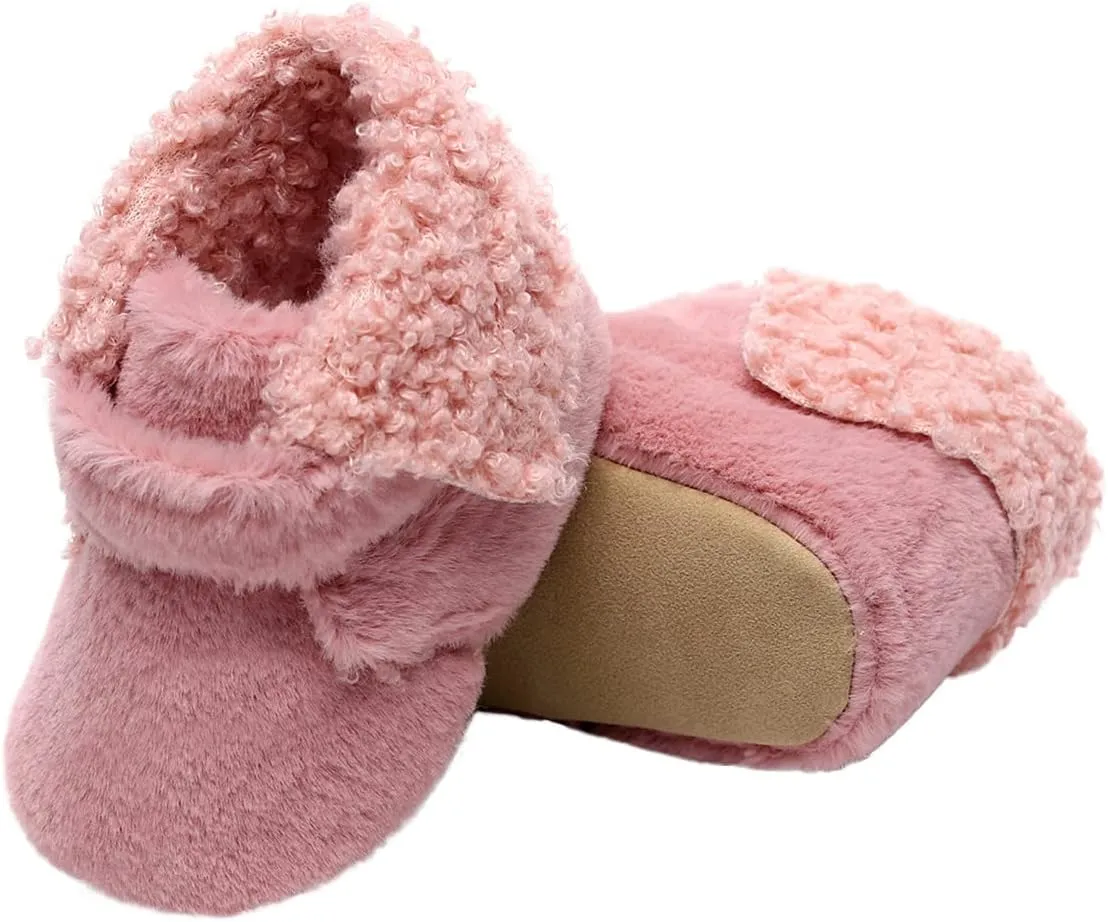 Walking Shoes Soft Girls Boys First Infant Warm Plush Cotton Boots Baby Snow Shoes Baby Shoes Soft Sole Sneakers