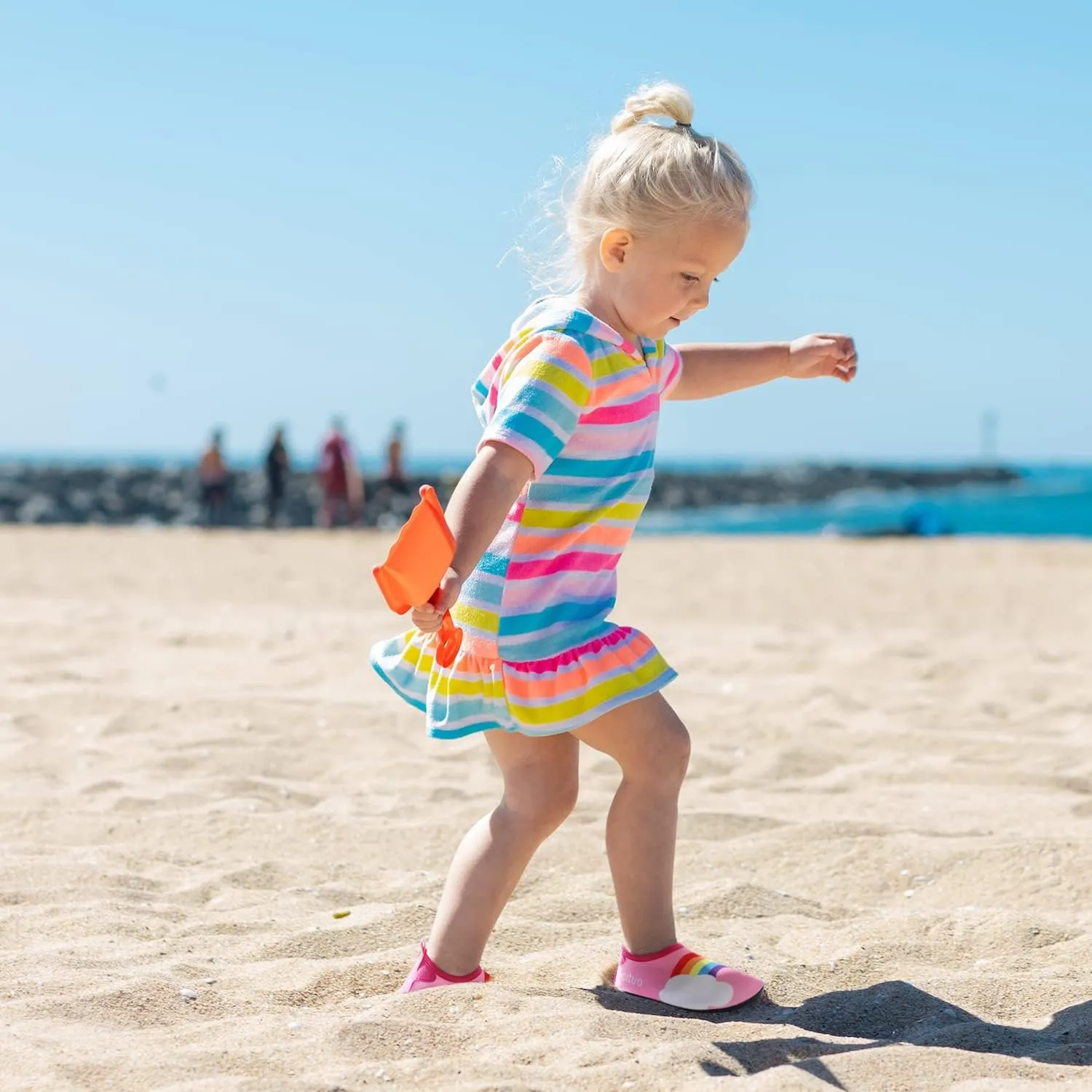 Water Shoes for Kid Outdoor Quick Dry Barefoot Aqua Socks for Sport Beach Swim Surf Lightweight Toddler Little Girl Boy