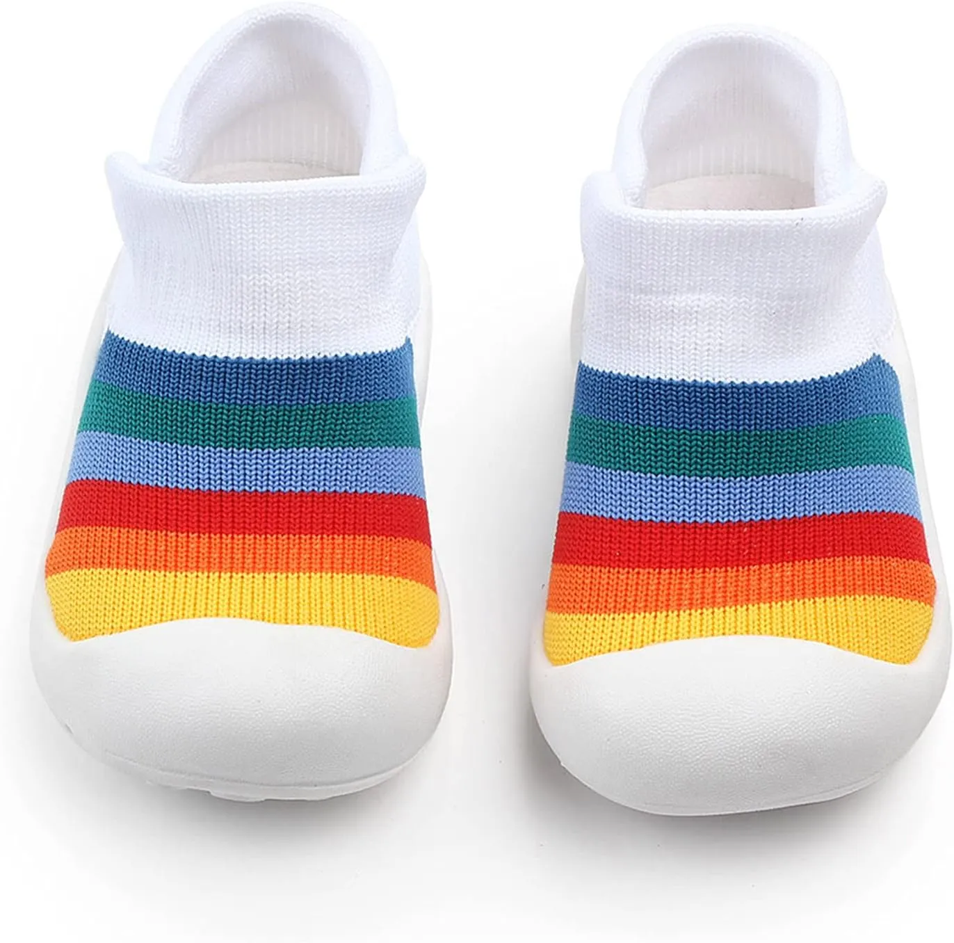 Winter Shoes Toddler Boy Shoes Girls Sole Slipper Socks Shoes Rubber Soft Boys Baby High Top Sneakers for Kids