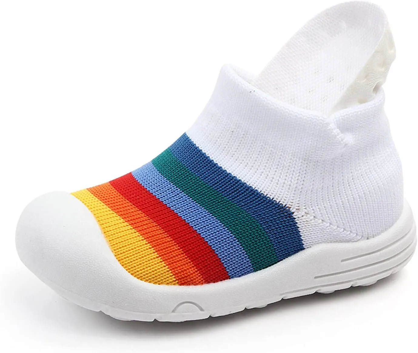 Winter Shoes Toddler Boy Shoes Girls Sole Slipper Socks Shoes Rubber Soft Boys Baby High Top Sneakers for Kids
